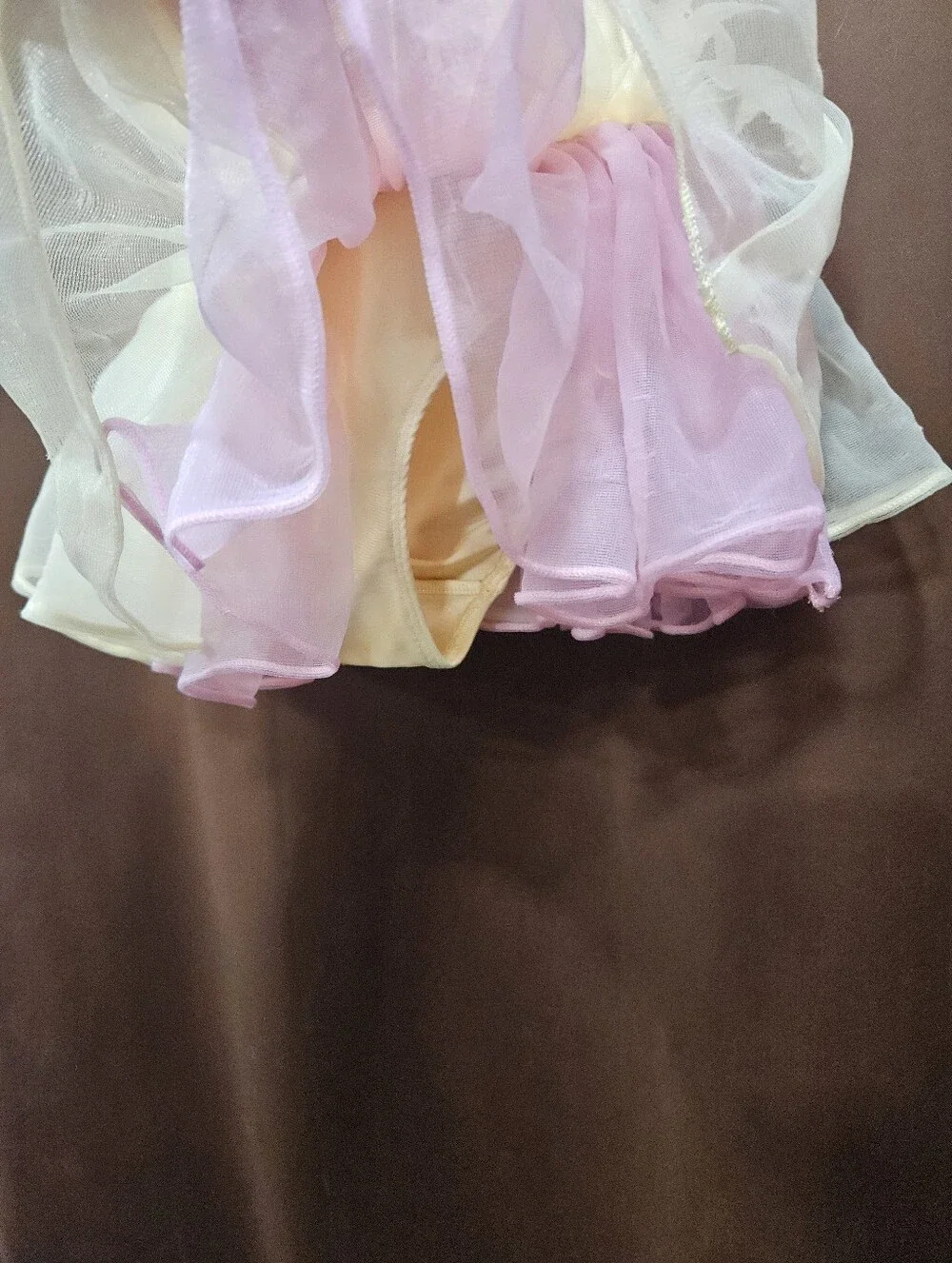 Disney Princess Beauty & The Beast Belle Yellow Leotard Tule Ballerina Dress 5/6